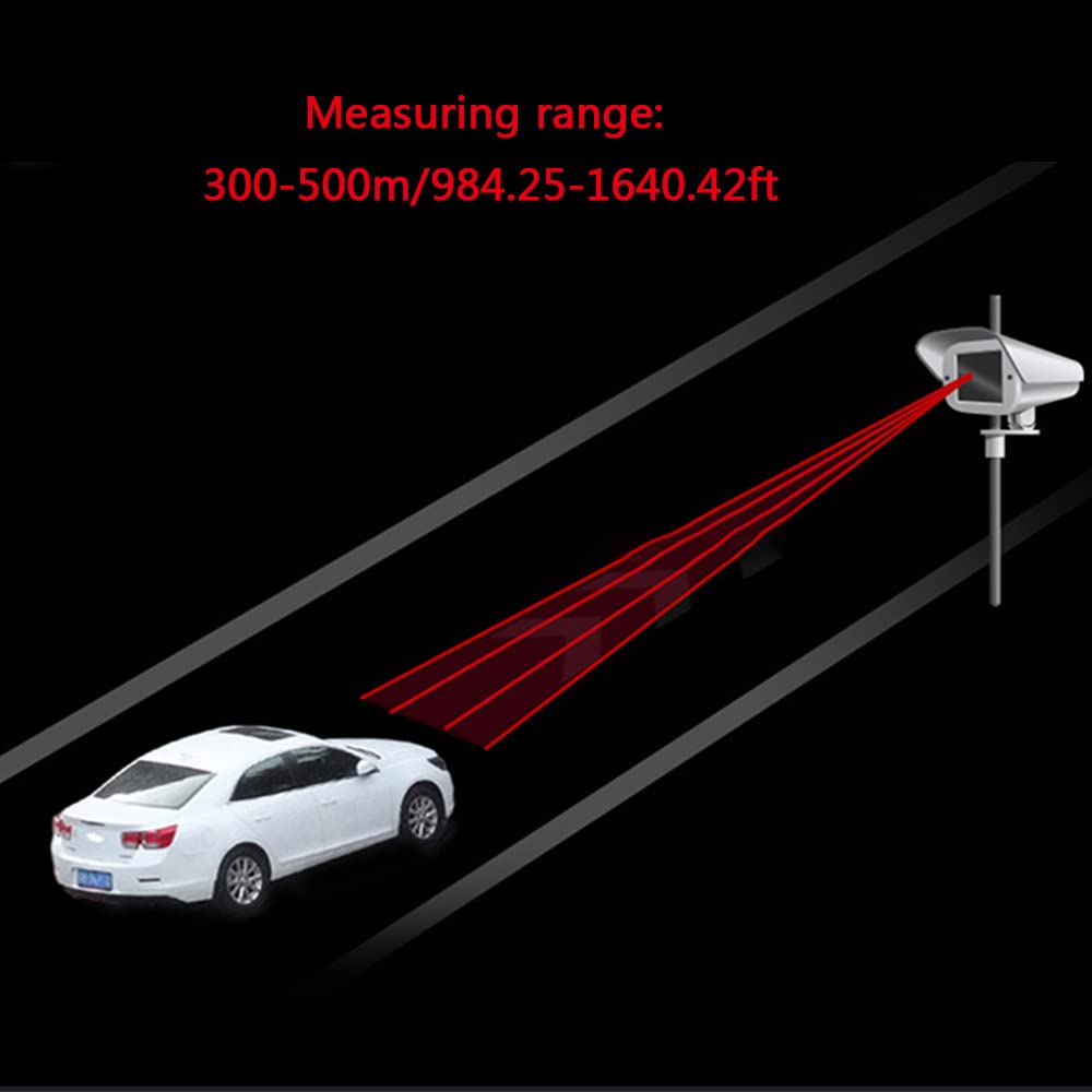 Détecteur de Radar de Voiture SANWAN V7, Mesure de Vitesse de déplacement de la Voiture Mesure électronique Radar Speedar Free Frequency Réception Avertissement Remote