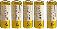 Bateria Alcalina Pilha 23A 12V 05 Unidades Portao Controle Alarme Carro Duravel