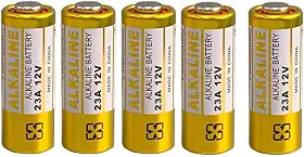Bateria Alcalina Pilha 23A 12V 05 Unidades Portao Controle Alarme Carro Duravel