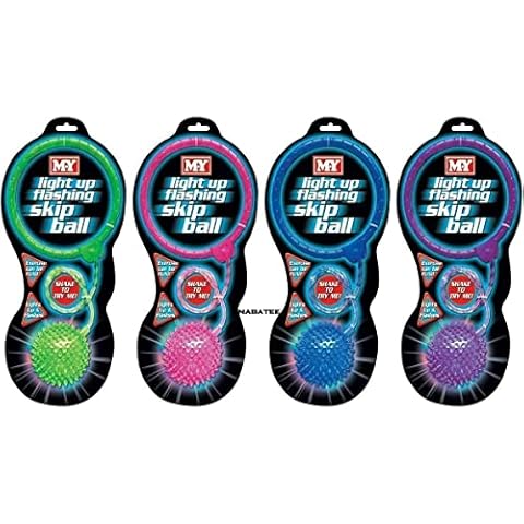 Light Up Flashing Skip Ball Ankle Skipper Rope Hula Kids Garden Outdoor Game Toy Skip ball children to get outdoors and have fun whilst exercising Cover