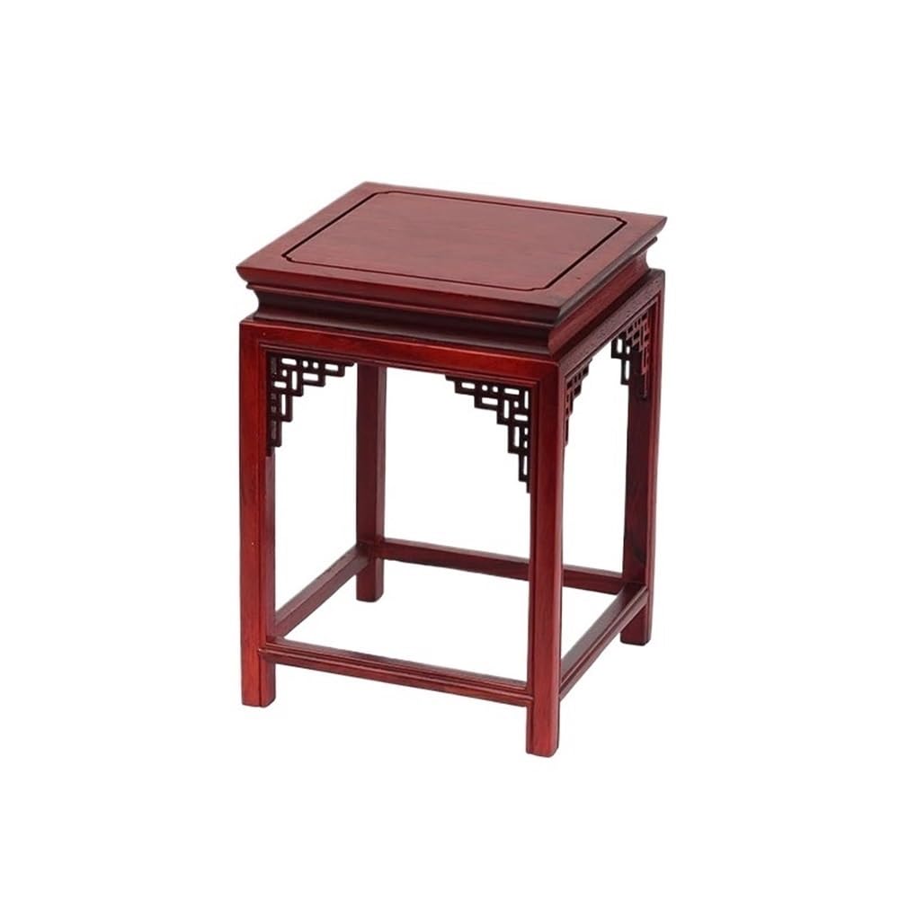 V2t9R4m7 Bonsai pot stand Teapot Bonsai Display Stool, Rosewood for Home Office Decoration Pedestal Bonsai display stand(Medium)