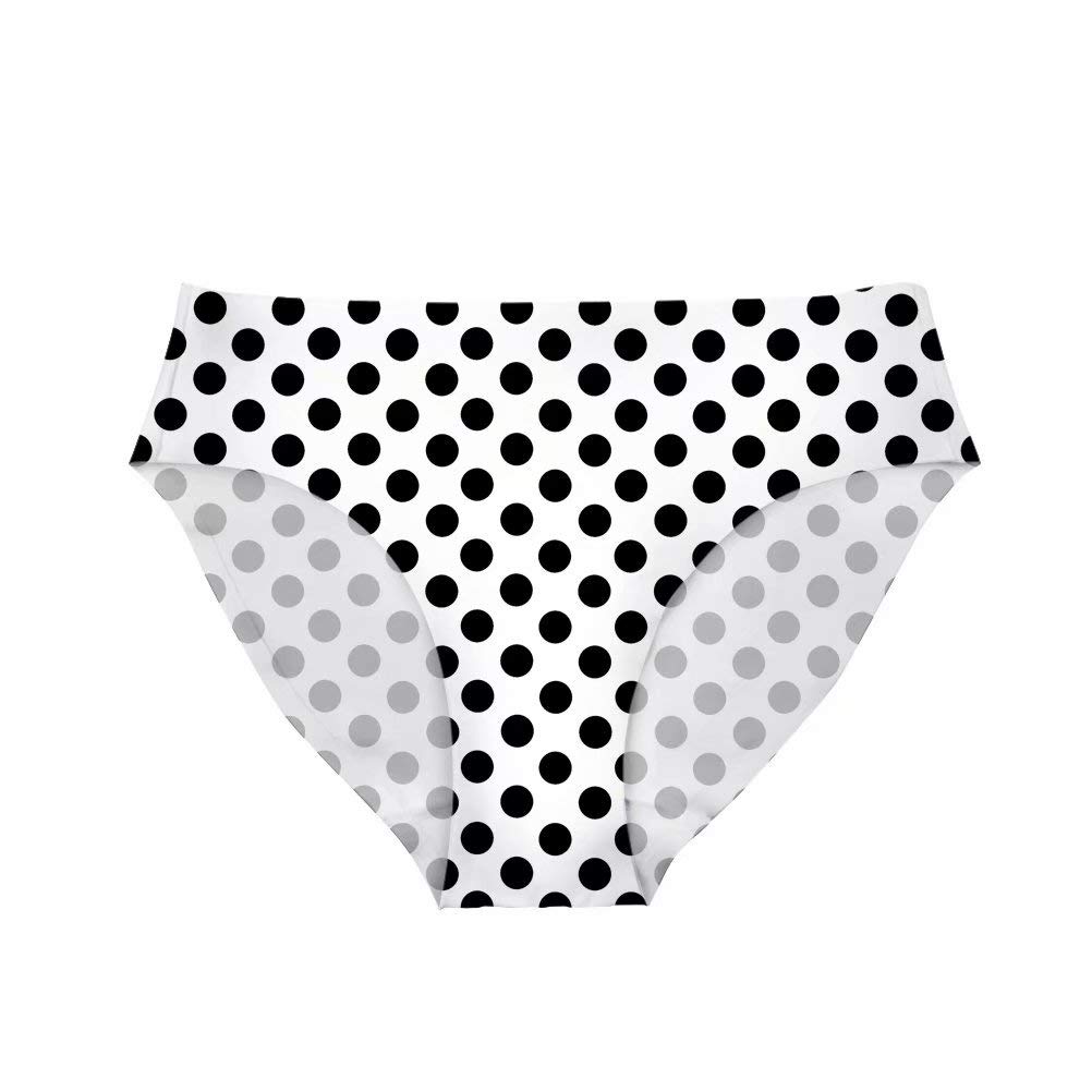 Dellukee Women's Breathable Hipster Underwear Brief Cool Strech Comfortable Bikini Panty