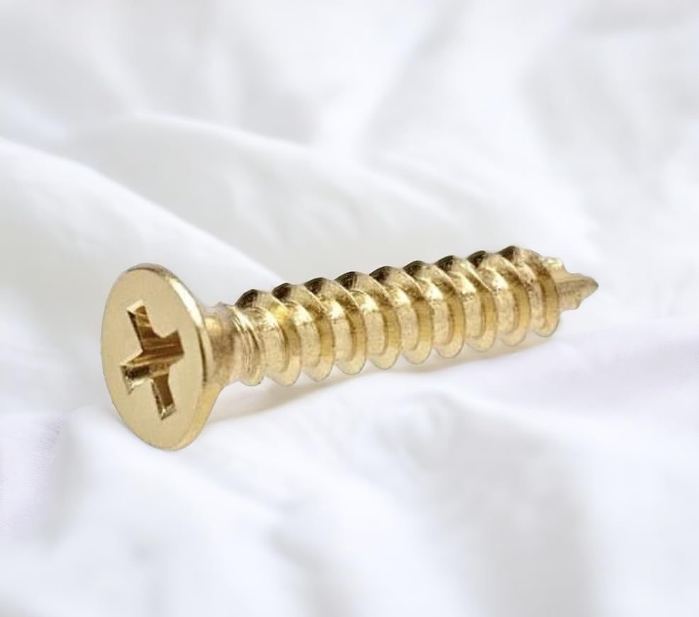 "BRASK" STEEL SELF TAPPING SCREWS CSK PHILIP HEAD 25 MM X 6 MM (1 INCH) GOLDEN COLOUR (PACK OF 1000 PCS) (B0BRYMX419) Amazon Price History, Amazon Price Tracker