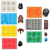 Materiales seguros de alta calidad: los moldes de dulces de Star Wars están hechos con silicona de grado alimenticio aprobada por la FDA y la UE, libre de BPA. Puedes estar seguro de que cuando tus invitados de fiesta disfruten de sus dulces de Star Wars están completamente a salvo de toxinas, y tú también. Elige nuestros moldes de Star Wars.