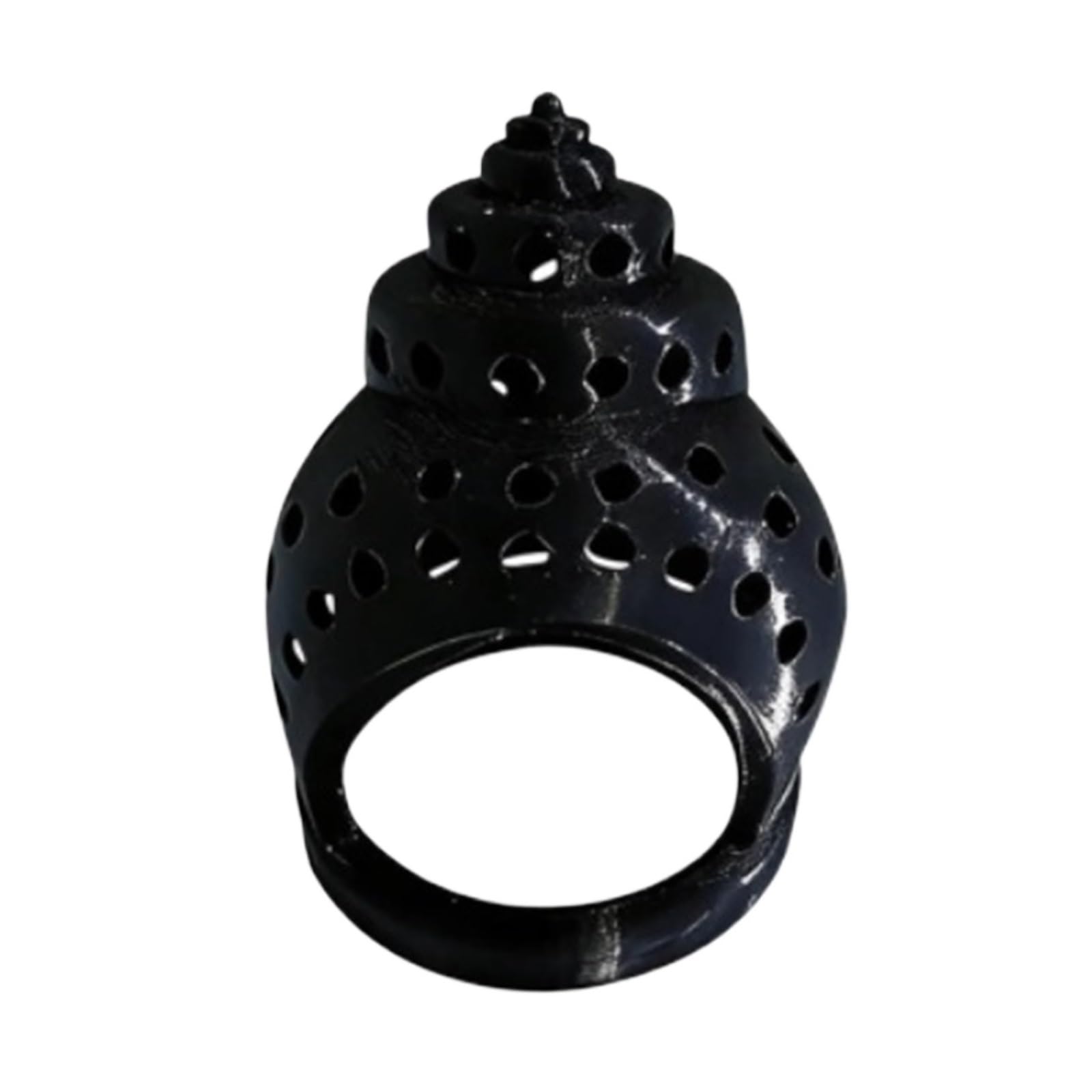 QuxetlRyz Aquarium Tunnel Decoration Floating Hides Shrimp Cave Aquarium Decor Hammock Feeding Ring & Resting Spot for Betta Small Aquatic Pets(Black)