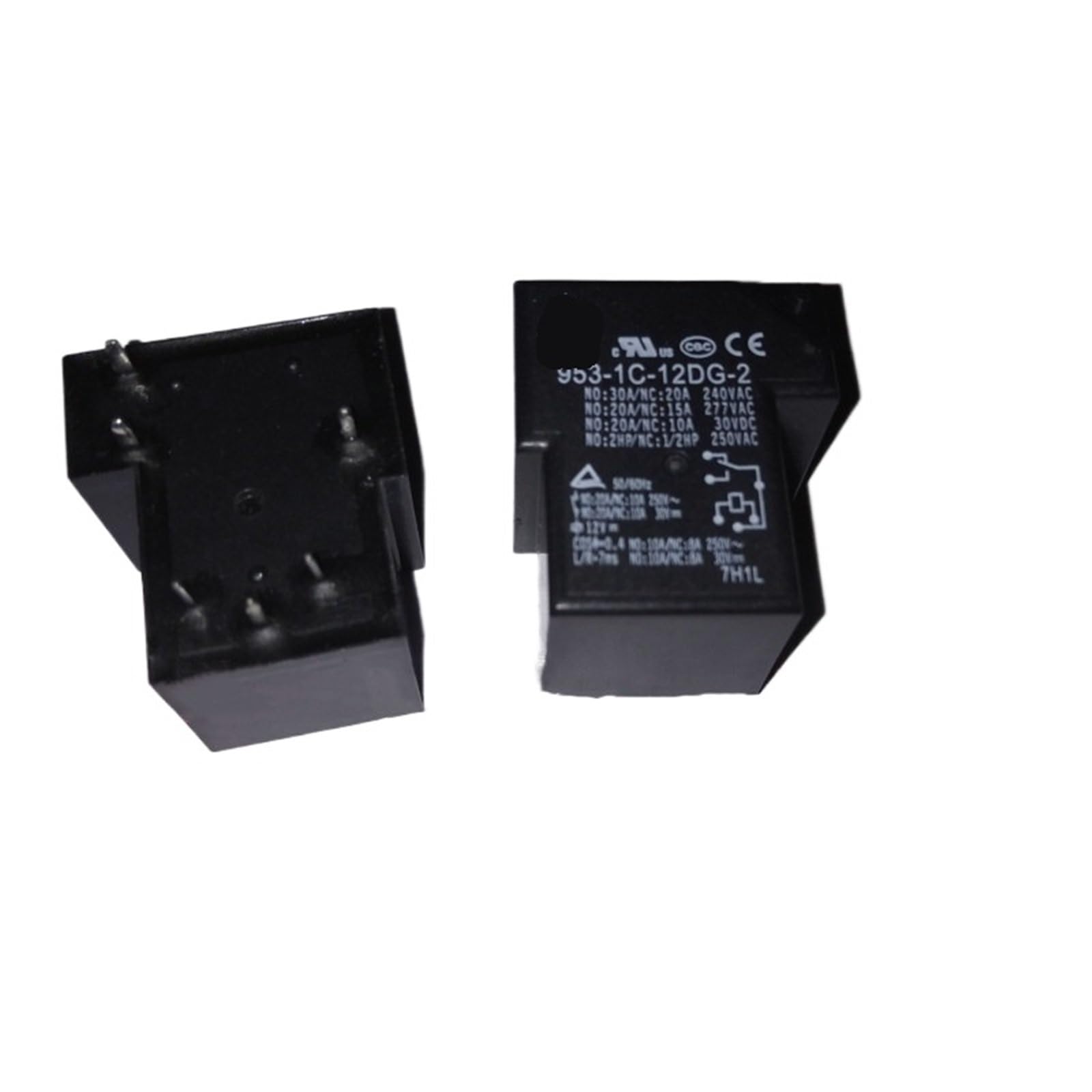 Relais 953-1C-12DG-2 commutation stable 20A pour automatisme - 2