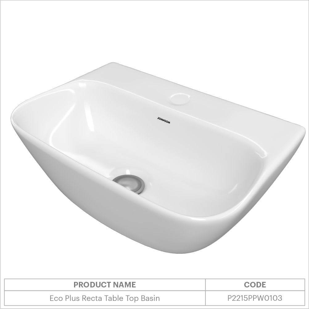 Johnson Eco Plus Basin - Countertop & Wall Mount -6