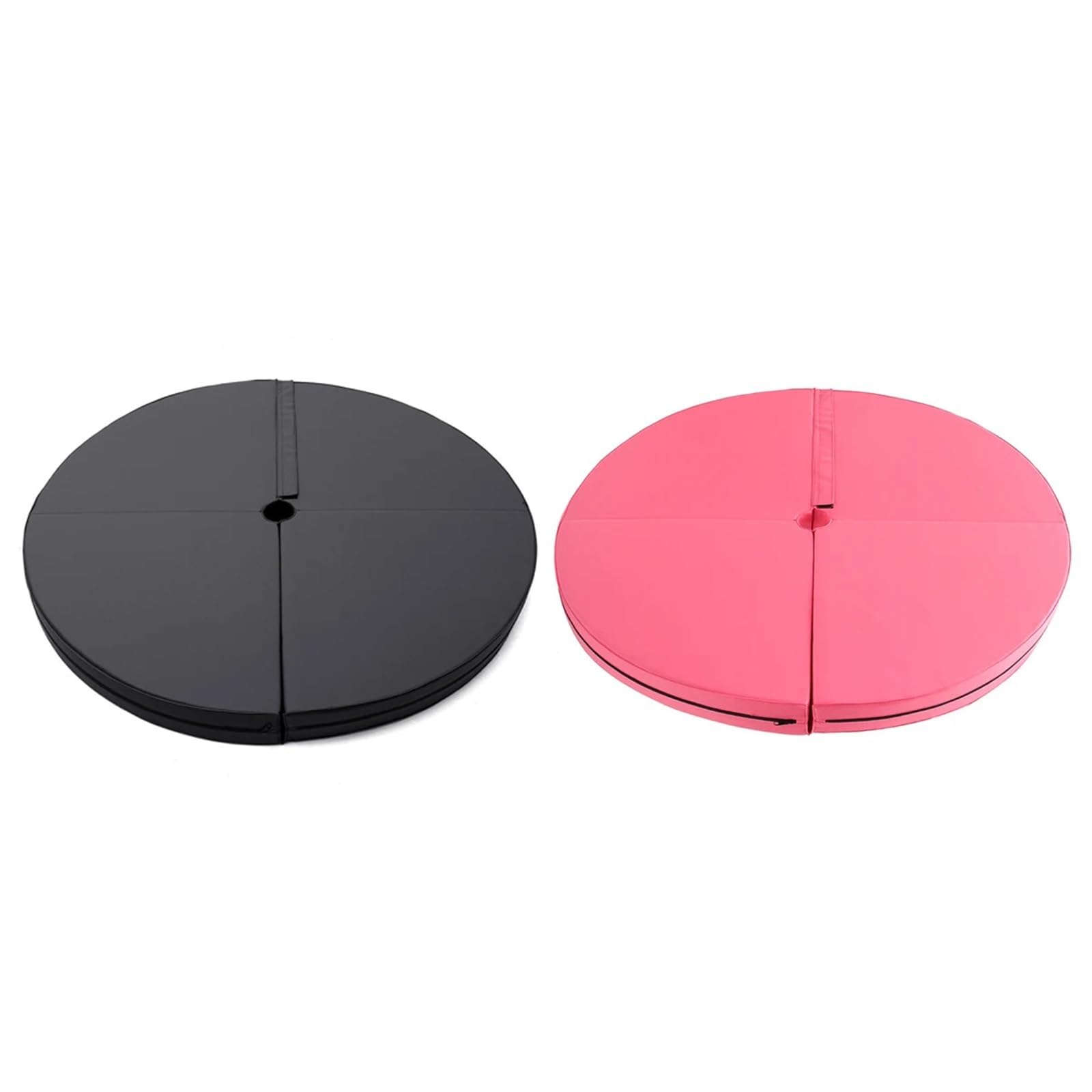 Tappetino per pole dance, 120 x 5-10 cm, pieghevole, rotondo, per yoga, palestra, fitness, esercizi, sport, per uomini e donne