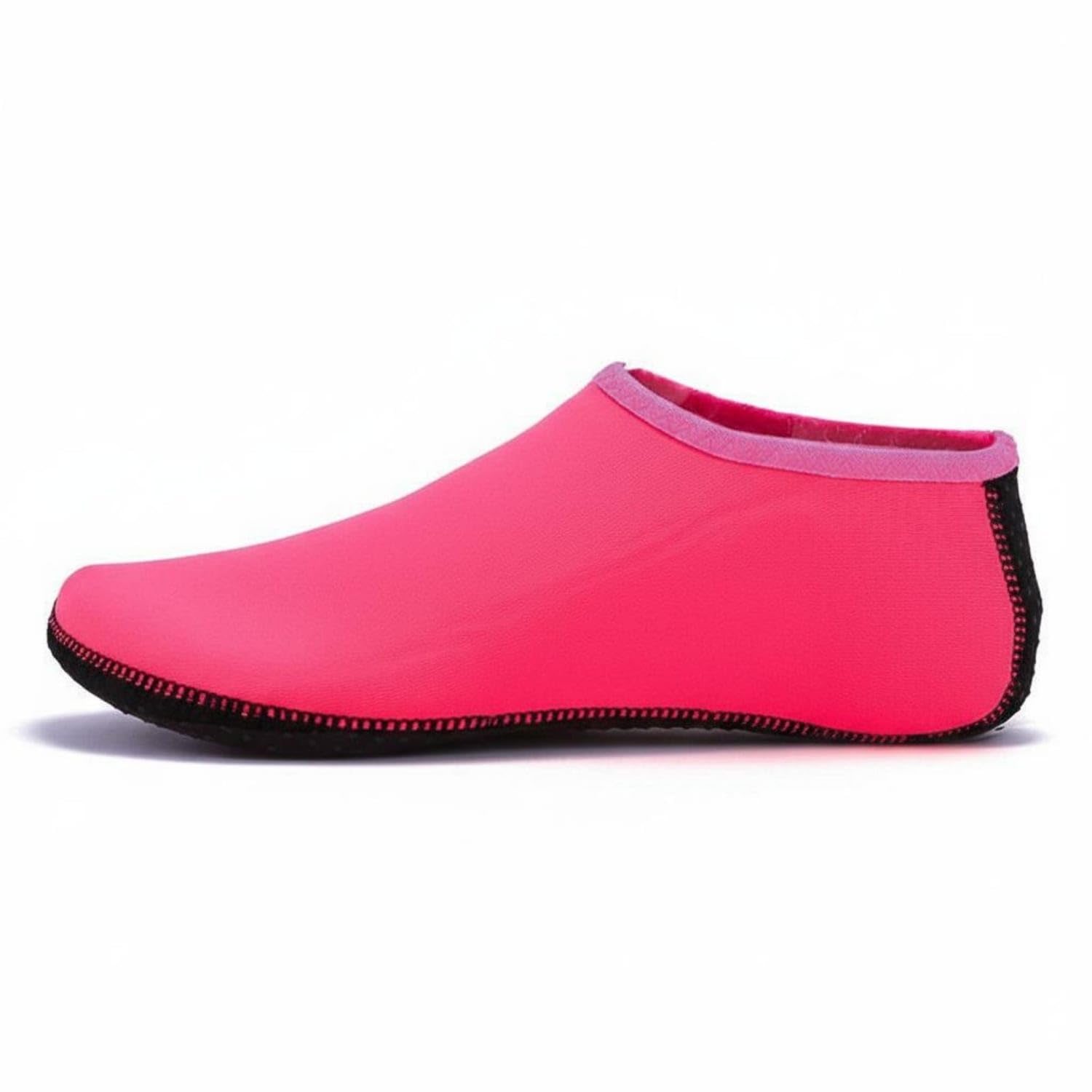 Lightweight Non-Slip Beach Socks Shielding Barefoot Water Shoes Breathable Barefoot Quick-Dry Water Shoes Packable for Men, Women, Kids, Snorkeling, Swimming, Boating, Surfing, Rose Red, M-image-34