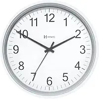 Relógio de Parede Quartz Branco