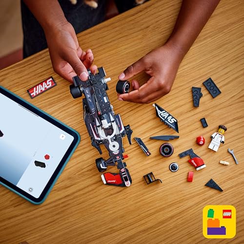 Image of LEGO Speed Champions MoneyGram Haas F1 Team VF-24 Race Car Toy Vehicle 77250 Building Blocks Toys for 10+ Gift for Boys and Girls