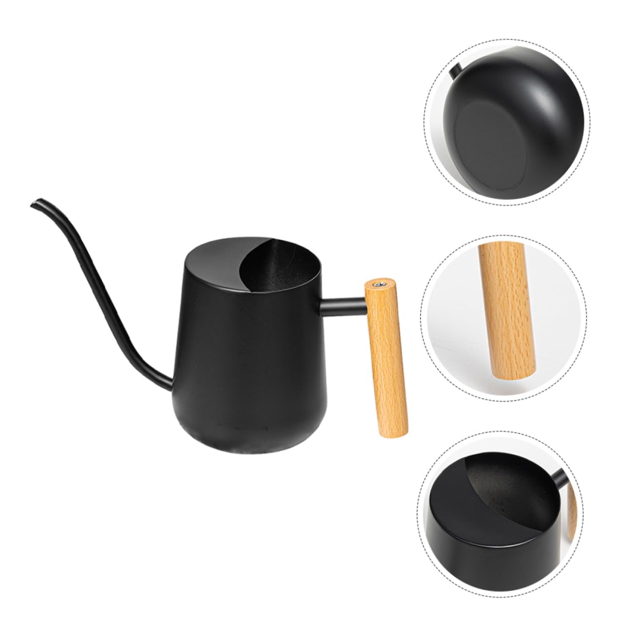 Arrosoir Acier Inoxydable avec Bec Long et Poignée Ergonomique pour Plantes Intérieur et Extérieur pour Jardinage et Arrosage de Fleurs