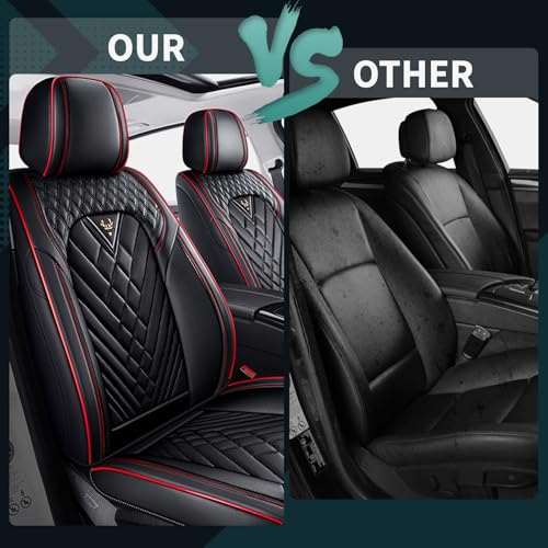 Image of Car Seat Covers for Chevy Blazer 2000-2026 Leather Front Seats