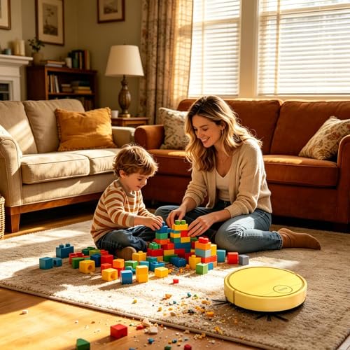 Mini aspirateur robot autonome pour petits espaces et studio
