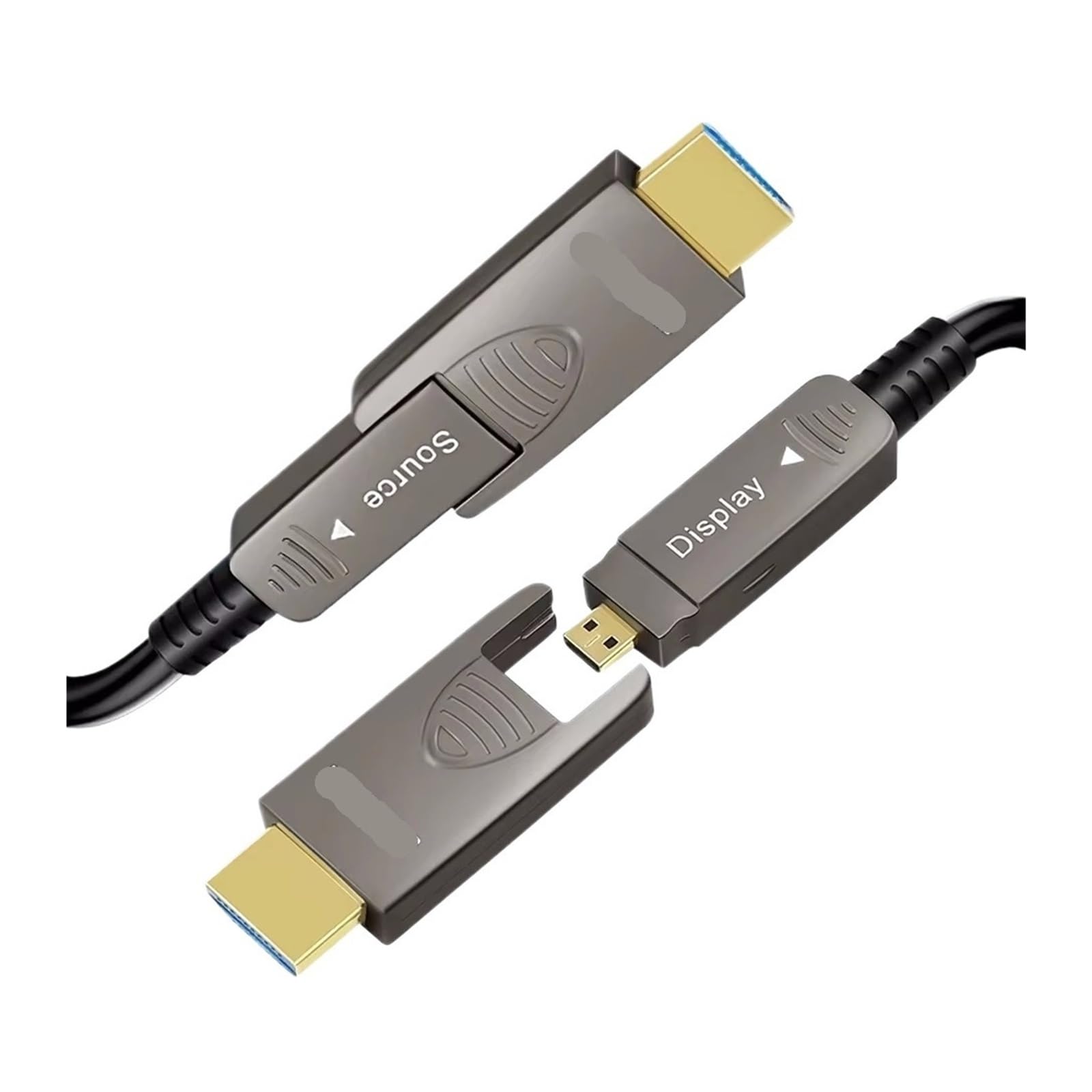 Cavo In Fibra Ottica HDMI 2.1 8K Staccabile Tipo A + D Attiva A 60Hz 4K A 120Hz 48Gbps For RX 7900/7800 RTX 4090/4070(20m)