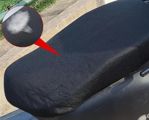 Cubreasiento protector de asiento motocicleta transpirable universal mallas 7