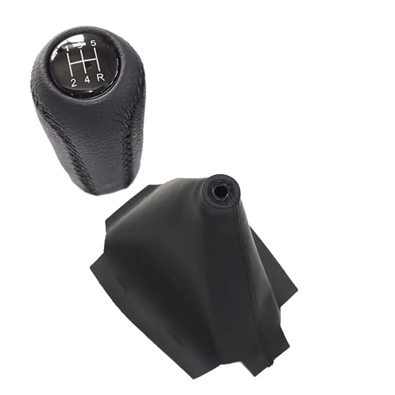 Xkoehxj 5 Speed Set Black Car Gear Shift Knob For Mazda 3 Bk Bl 2006-2012 Car Shift Gear Knob Lever Gaitor Boot Cover Gearbox Boot Cover(5 Speed Set Black)
