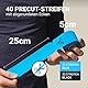 TRUETAPE® Kinesiotape – PRO Precut DUO-Pack – 2 x 20 vorgeschnittene Streifen (25 cm x 5 cm) – Wasserfeste & Elastische Kinesiotapes – Physiotape mit starker Klebekraft für den Sport – Blau & Schwarz