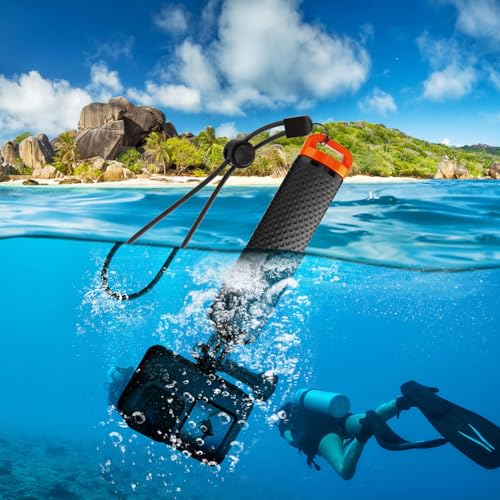 Floating Handle Grip Floaty Stick Waterproof Handler Accessory Compatible with GoPro Hero 13, 12, 11, 10, 9, 8, 7, 6, 5, 4, Session, 3+, 3, Hero(2018), Max, DJI Osmo Action Cameras (Orange) - Image 6