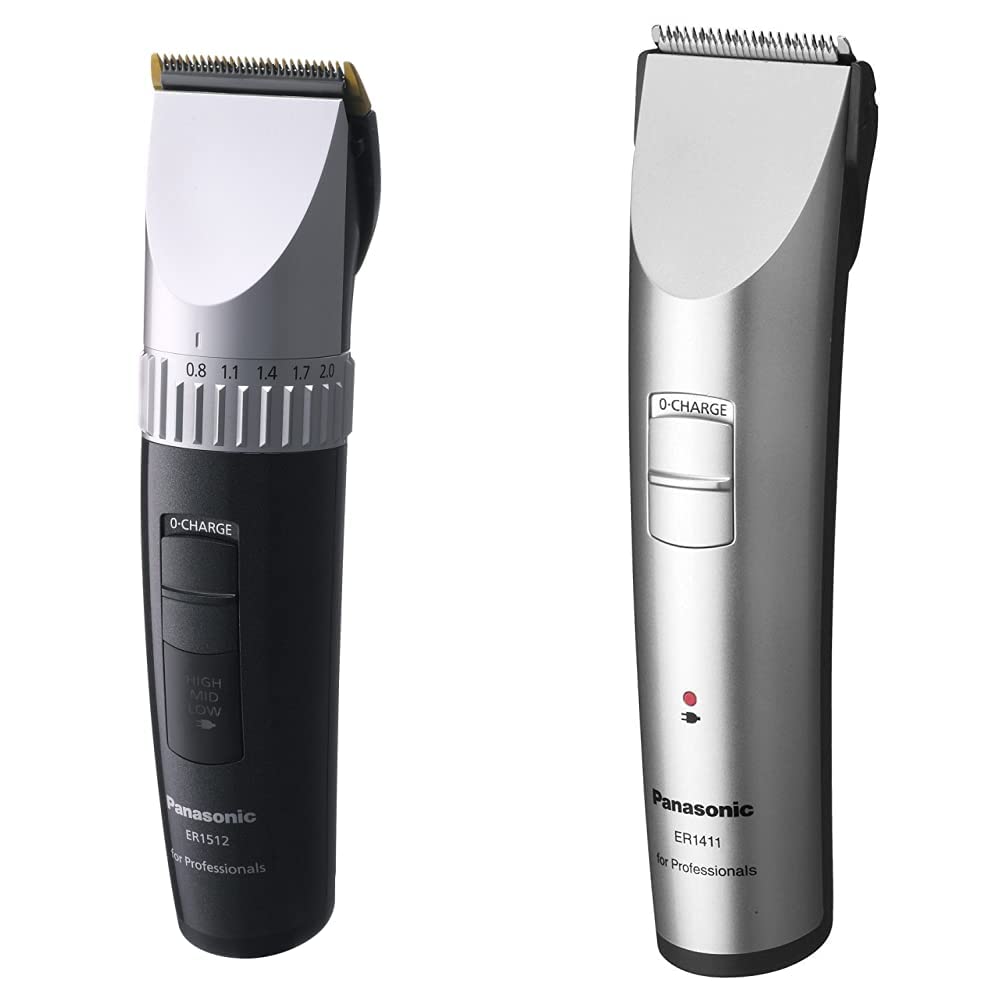 Panasonic Tagliacapelli Professionale ER-1512, 0.8 2 mm, batteria & Tagliacapelli Professionale ER-1411