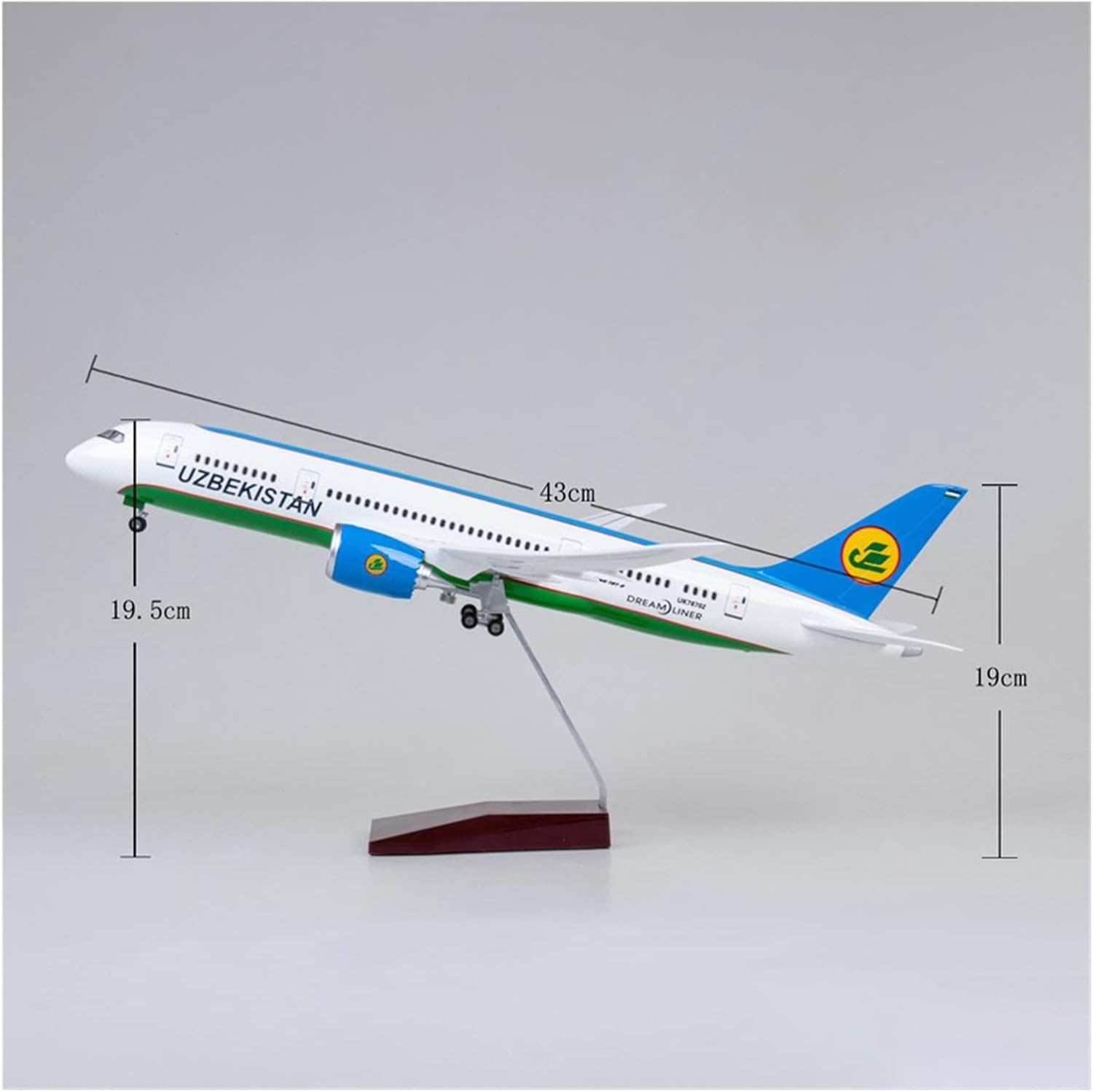 Fit for Aviation Boeing B787 Airplane Model with Stand 1 130 Collectible Hobby Playgame Kit