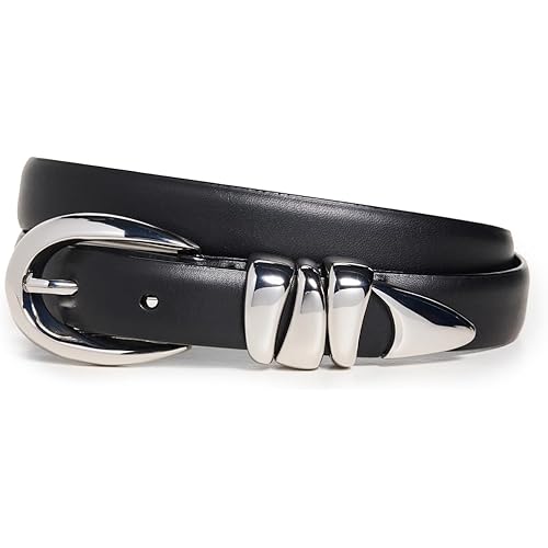 Madewell Women's Chunky Metal Leather Belt