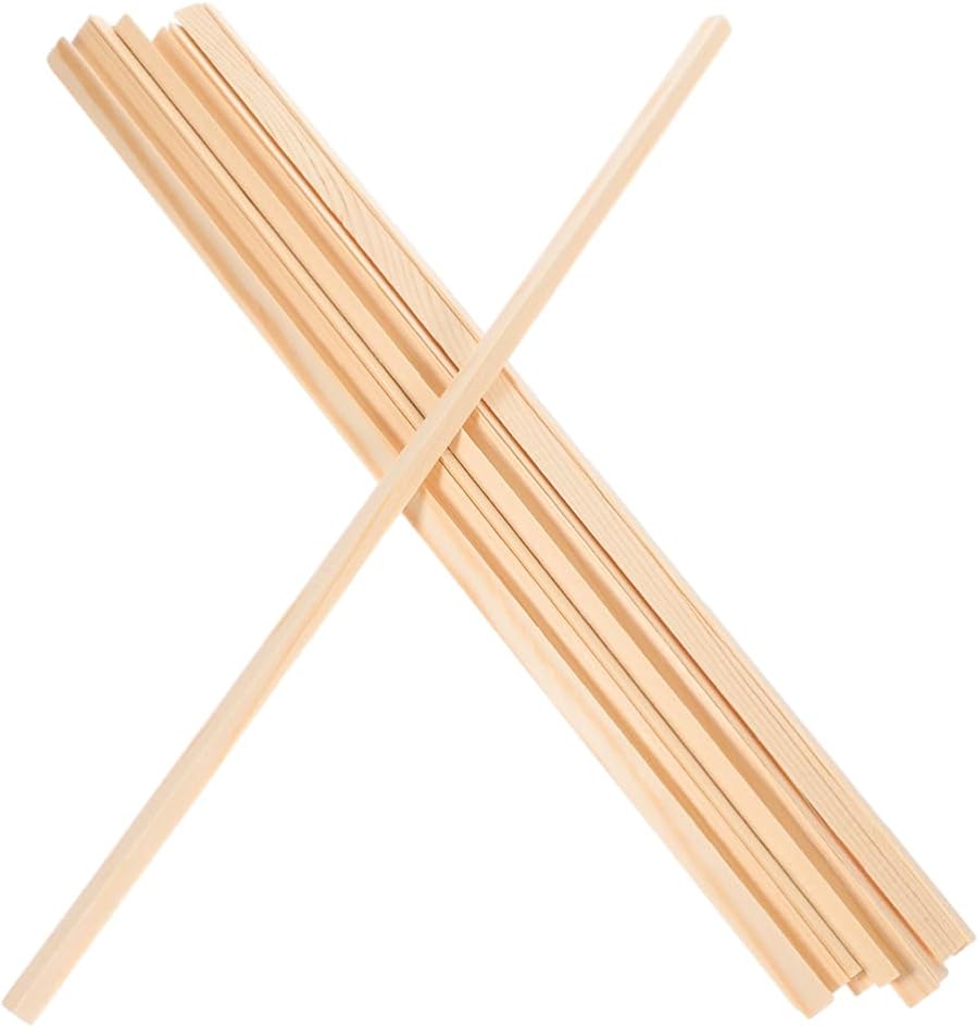 VOSAREA DIY Wood Strip for Window Screen 6mmtrim 30cm Length Edge Pressing Molding