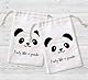 Panda Party Favor Taschen 12er Pack - Geschenk Goodie Candy Treat Taschen für Party Like a Panda Dekorationen, Babyparty, Birthday Party Supplies