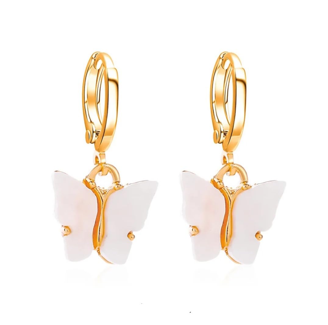 See full amazon price history chart for SHILPMART Gold Plated White Butterfly Earrings For Girls and Women SHILPMART Gold Plated White Butterfly Earrings For Girls and Women (B0CSC1V94D) Amazon Price History, Amazon Price Tracker