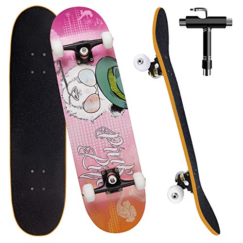  Skateboard complet 79 x 20 cm Cruiser Skateboa...