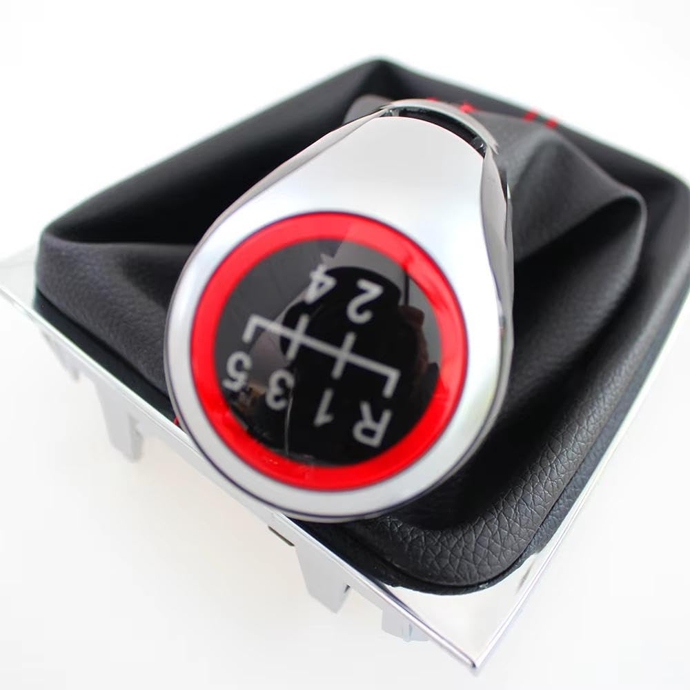Ydxherta 5 Speed For Golf 7 Mk7 2013-2018 Lhd Gear Shift Knob Lever With Lever Dust Boot Cover Manual 5 6 Speed Auto Parts(5 Speed)
