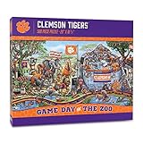 YouTheFan NCAA Clemson Tigers Game Day at The Zoo 500pc Puzzle