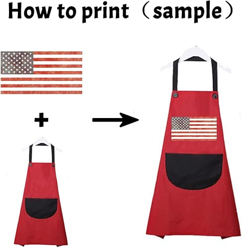 Miniatura 6 de Delantal de cocina personalizado personalizado con logotipo de texto para mujeres y hombres delantales