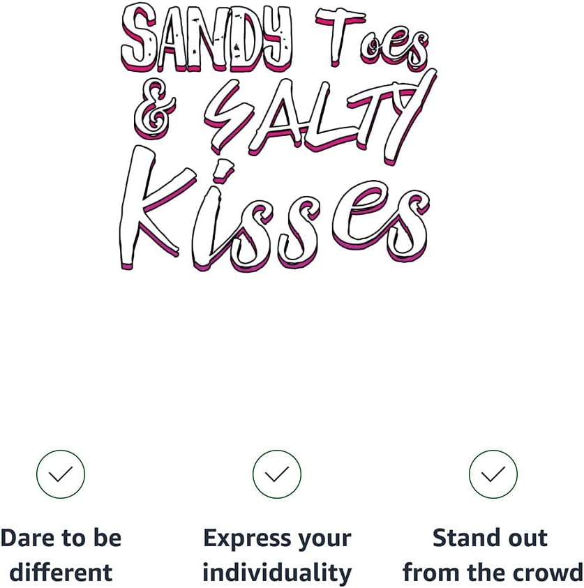Sandy Toes and Salty Kisses Racerback Cropped Tank - Cute Women's Tank - Best Quote Tank Top