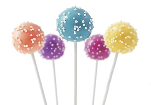 Miniatura 3 de Palitos de piruleta (6 pulgadas), juego de envoltorios de dulces y corbatas, 100 palitos de piruleta de papel (6 pulgadas), 200 bolsas para paletas