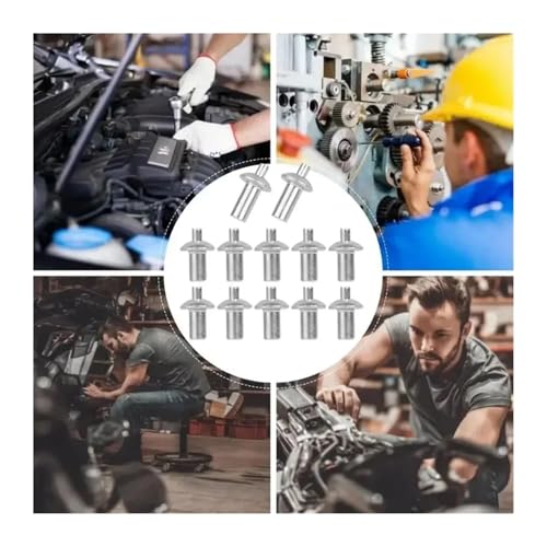 Rivets aveugles en aluminium argent pour assembler sans déformer le métal - 8