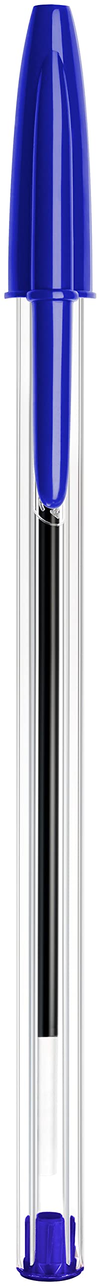 BIC Kugelschreiber Set Cristal Original, in Blau, Strichstärke 0,4 mm, 150er Pack, Ideal für das Büro, das Home Office oder die Schule