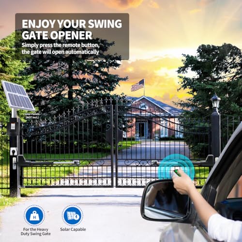 Image of TOPENS AT1202 Dual Swing Gate Opener Heavy Duty