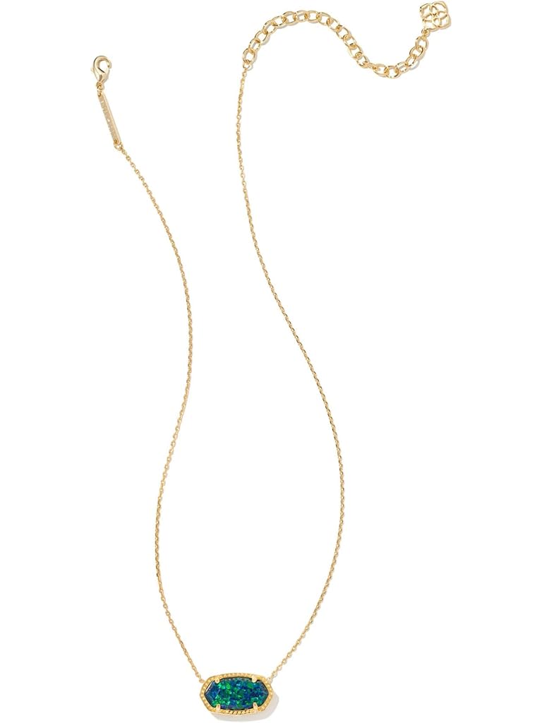 Gold Kendra Scott Elisa Pendant Necklace