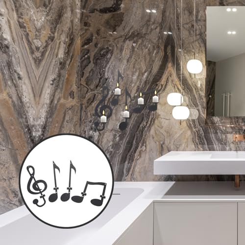 Candelabros de pared metálicos para crear cenas románticas en casa 4