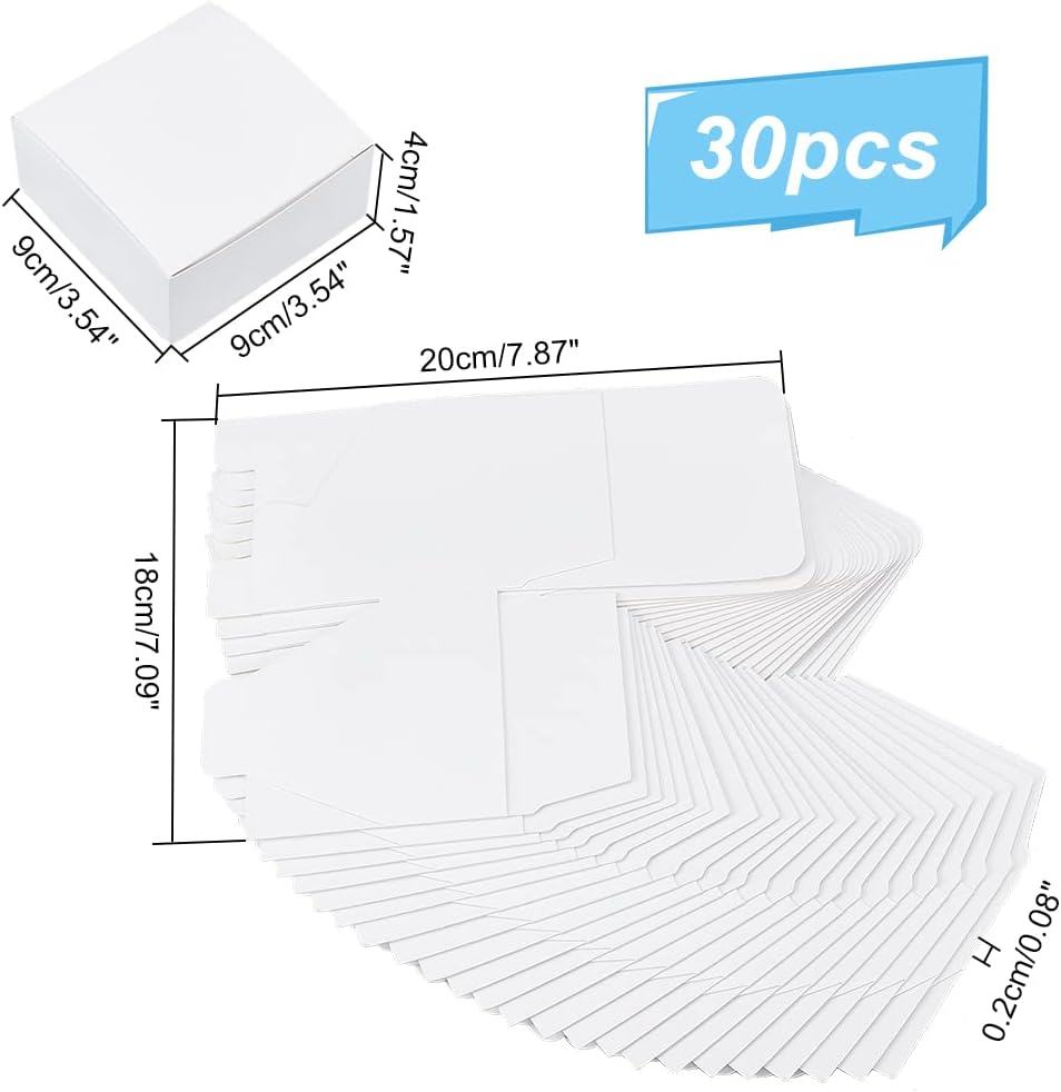 White Box Small Paper Box. Kraft Paing Cardboard Boxes