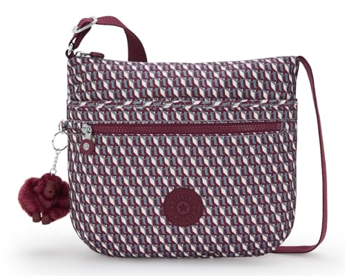 Kipling ARTO Mittelgroße Umhängetasche, 3DK Wine (Rot)