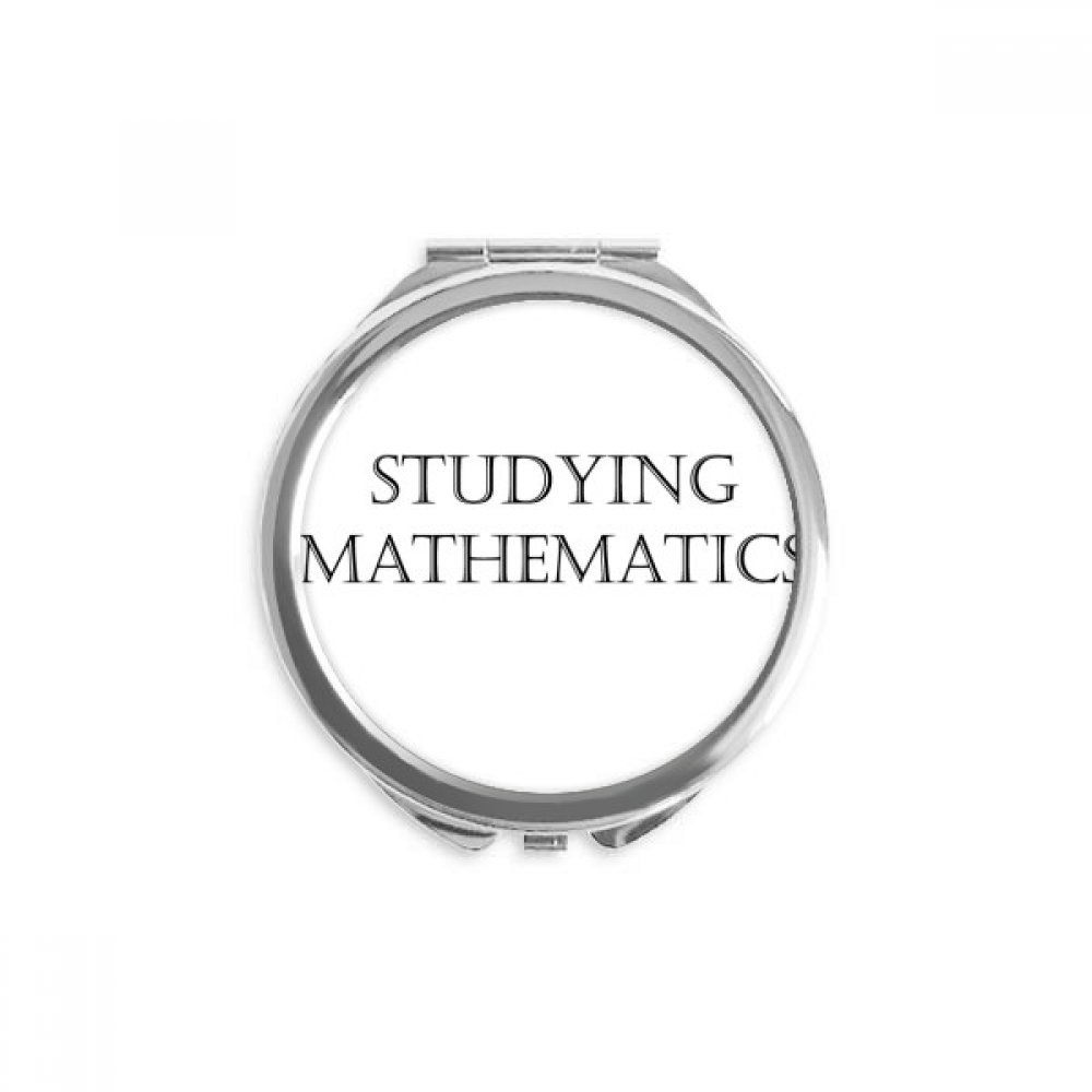 Miroir rond de poche mathématiques DIYthinker portable multicolore