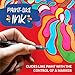 Sharpie Creative Markers, Water-Based Acrylic, Brush Tip, Assorted Colors, 12 Count – Arts & Crafts, Kids Activity, School Classroom; Works on Paper, Metal, Wood, Ceramic, Glass, Rock, Canvas