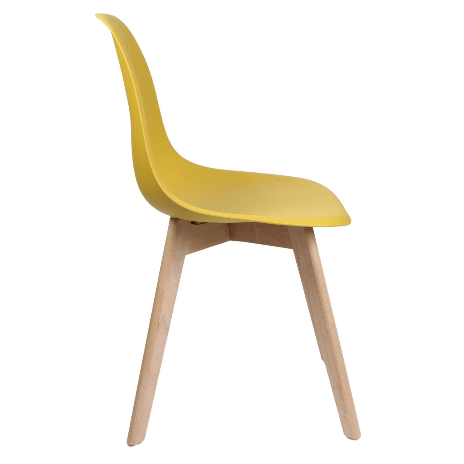 SILLA ESCANDINAVA MOSTAZA
