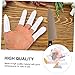 HAPINARY 30pcs Sweat-Absorbent Finger Cots Gloves for Eco-Friendly Fingertips Protector Cover for Cooking Crafting Gardening