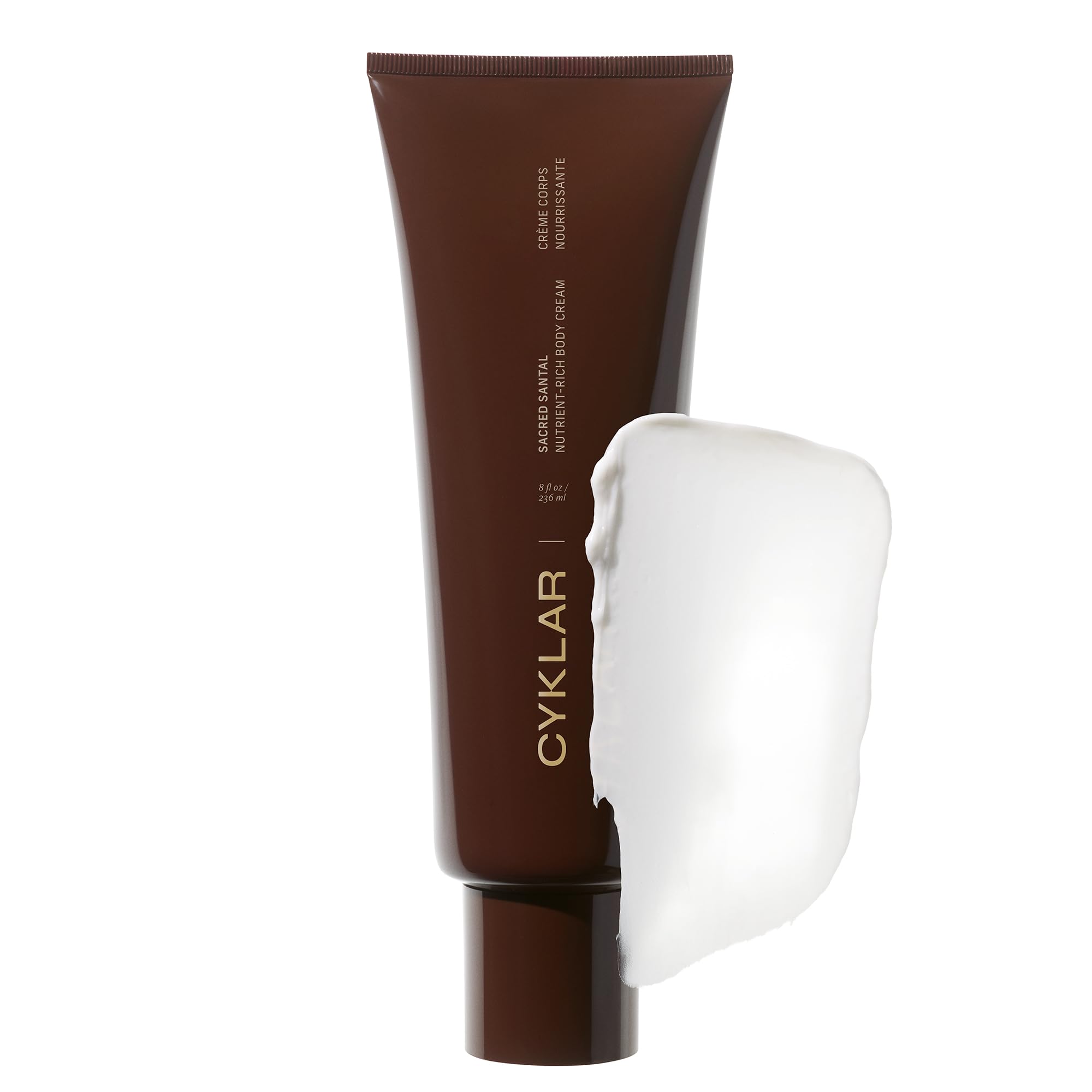 Nutrient Rich Body Cream, Luxury Moisturising Body Cream with Skin Nourishing Ingredients, Niacinamide, Sacrad Santal Fragrance, 225ml