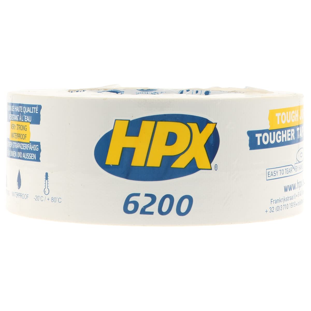HPX CW5025 6200 Ruban toile adhésif Blanc