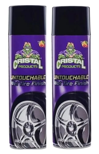 Cristal Untouchable Tire Shine Spray 8oz 2PK