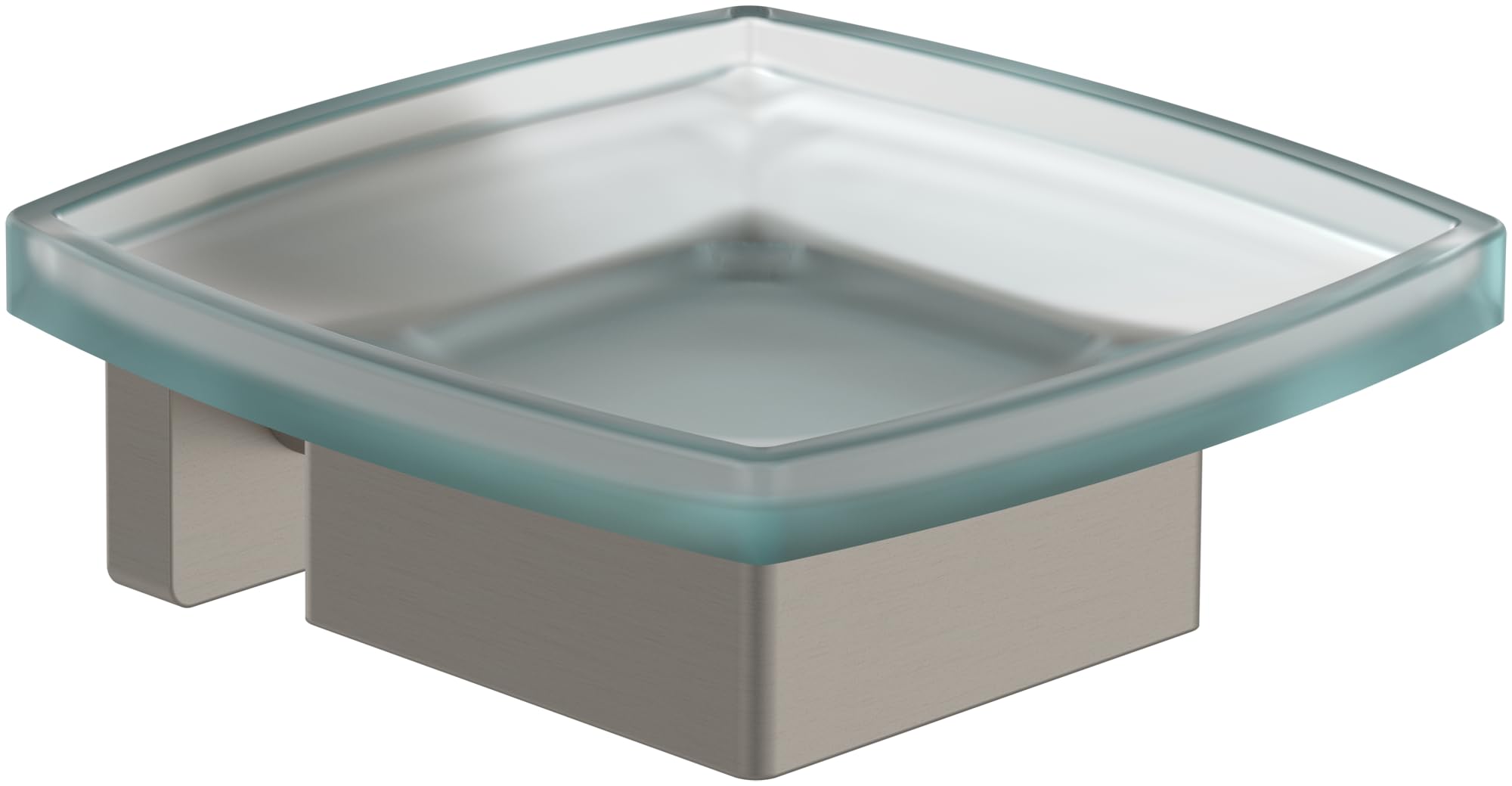 Villeroy & Boch soap Dish, Brushed Nickel, Normal